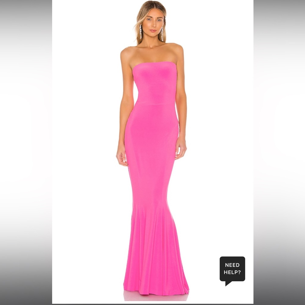 Norma Kamali fishtail gown